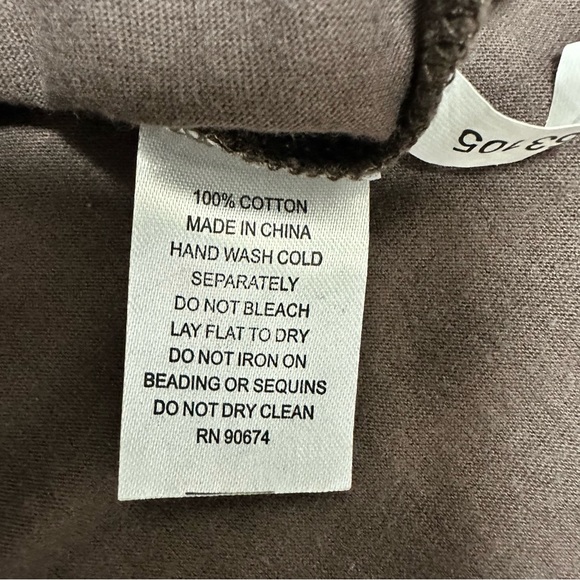 BOSTON PROPER | EMBELLISHED SLEEVELESS TANK TOP | BROWN | SZ L | - Picture 8 of 8